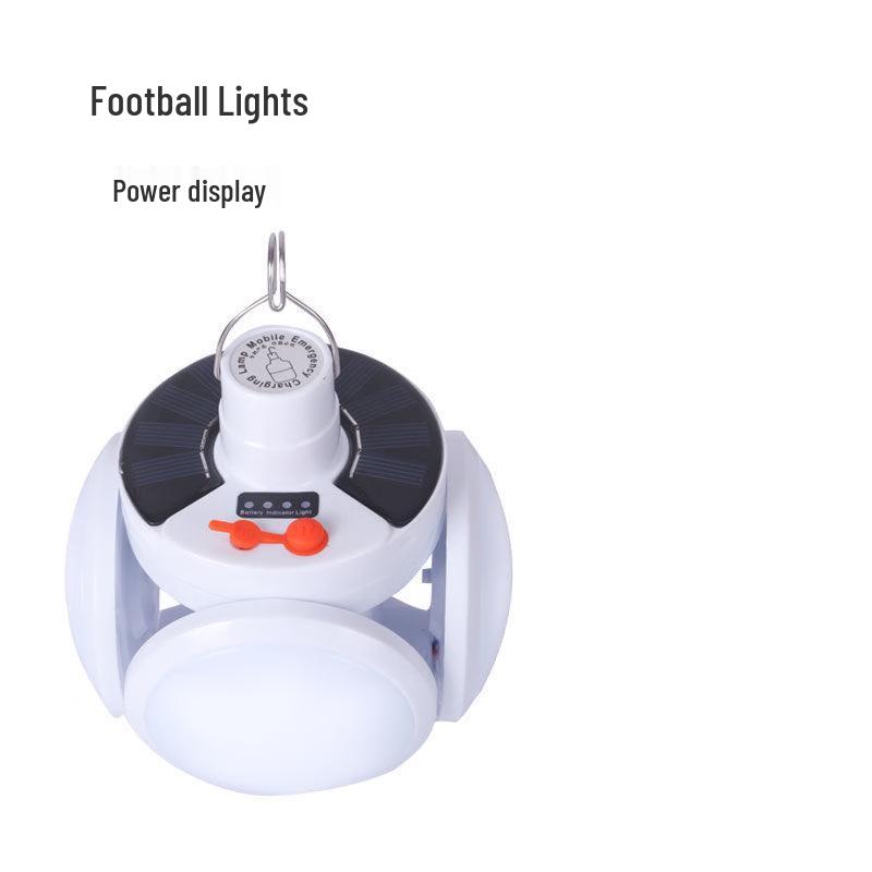 Outdoor Solar Camping Football Lamp
