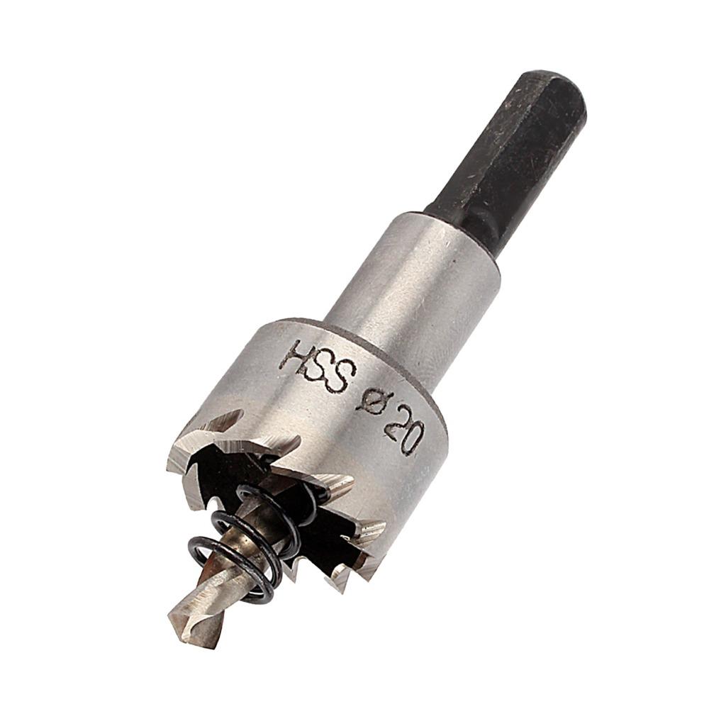 HSS 4341 Hole Saw Cutter 20mm Diameter Metal Drill Bit Heavy Duty Hole Saw For Wood Drilling