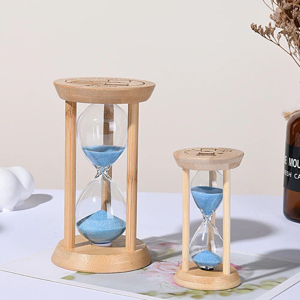 1PCS 3/5/10/15/30 Minutes Colorful Hourglass Sandglass Children Kid Gift Toy Sand Timer Hour Glass Home Decoration Sand Clock
