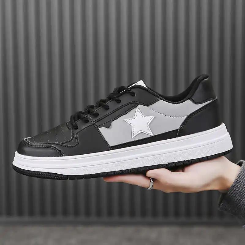 With Lacing Platform Man Casual Shoes Vulcanize Tenis Badminton Tennis Sneakers Sports Price Wide Foot Tenks Leisure