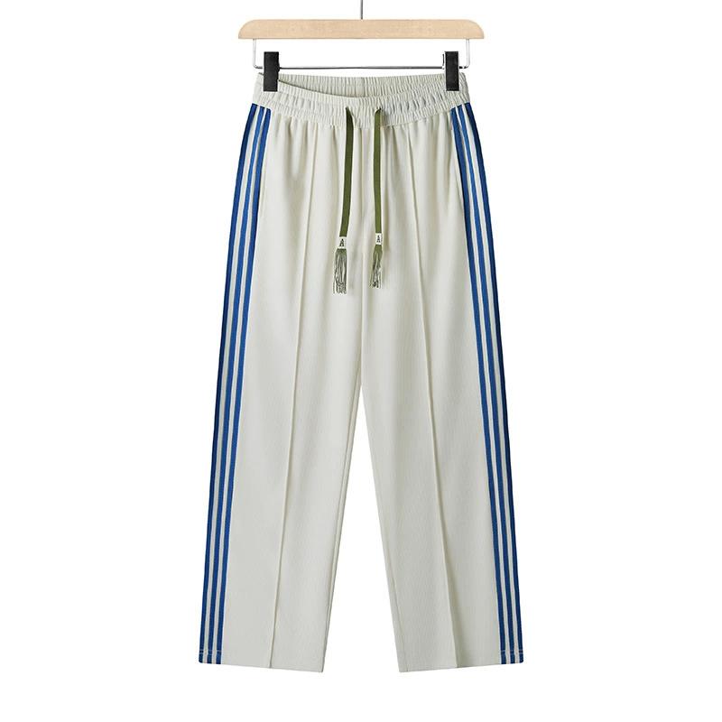 S-8XL Duże Spodnie Trzy Paski Spodnie Dziewięciokrotne Outdoorowe Chłodne Oddychające Do Biegania Elastyczne Spodnie