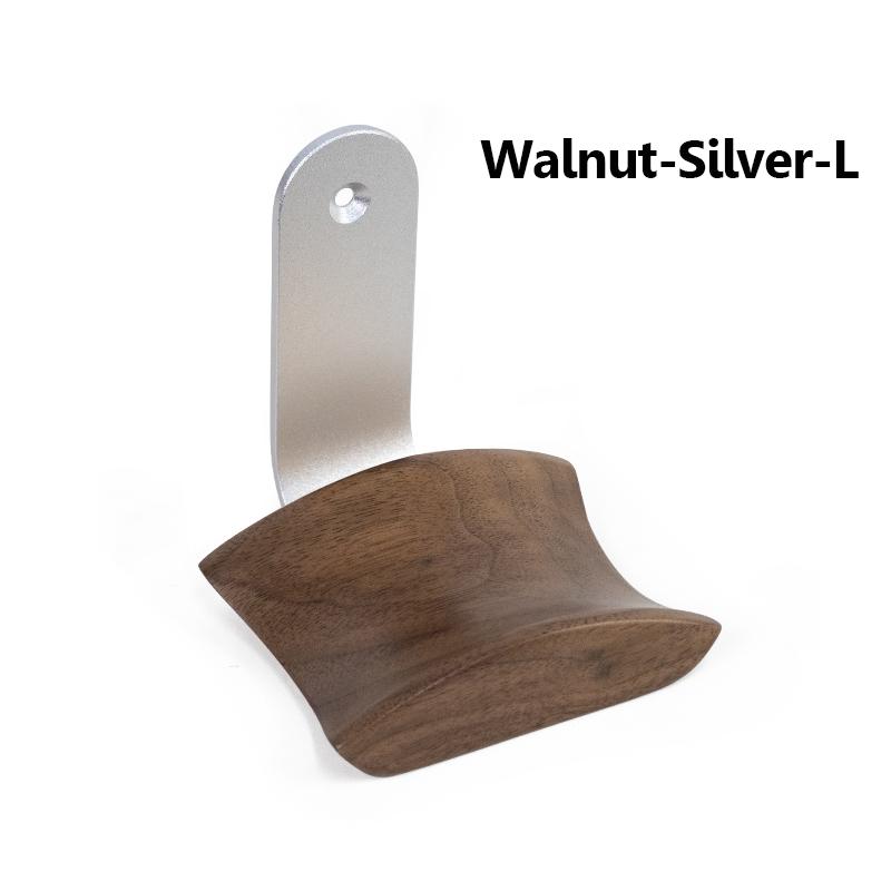Universal Headphones Stand Solid Wood Gaming Headset Hanger Walnut Beech Maple Wooden+Aluminum Alloy Head-mounted Earphone Holde