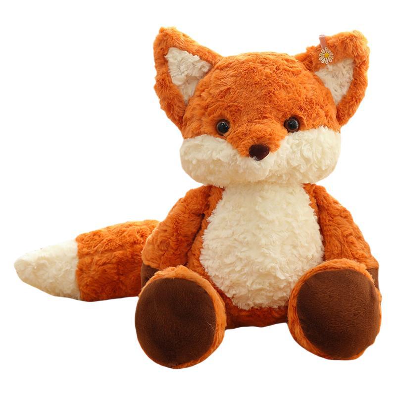 Laufende kleine Fuchs Puppe süße Puppe Mädchen schlafen Kissen Puppe Plüsch Spielzeug Geschenk