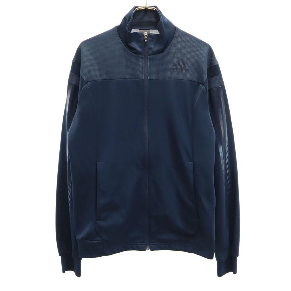 Adidas warm up Tepláková bunda S Námořnická modř Džersej Pánská Použitá