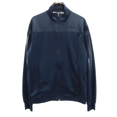 Adidas Warm Up Track Jacket S Navy Jersey Men's Used