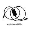 USB C to 24V Cable Step Up Converter Cable Power Supply Type C 5V to 5.5mmx2.1mm 24V Converter for Camera Speaker