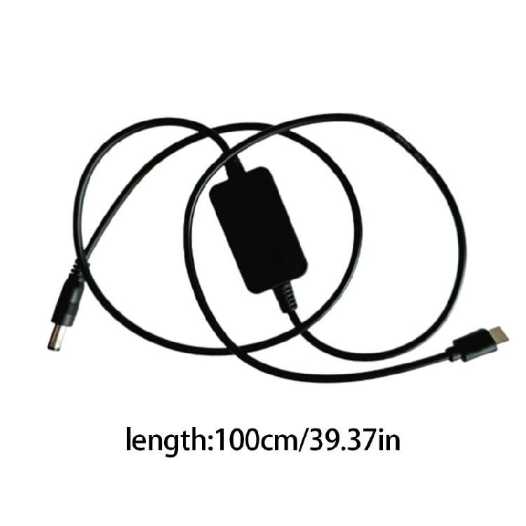 USB C to 24V Cable Step Up Converter Cable Power Supply Type C 5V to 5.5mmx2.1mm 24V Converter for Camera Speaker