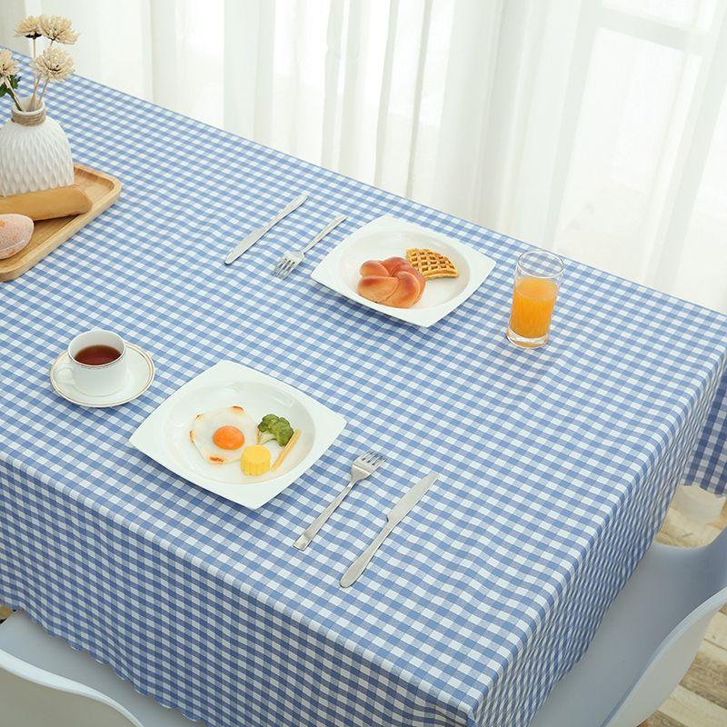 

Скатертина ПВХ Водонепроникна та Маслостійка Миюча Мережева Червона Настільна Тканина Прямокутна Скатертина для Обіднього Столу Кавовий Столик Підкладка 120 * 120cm