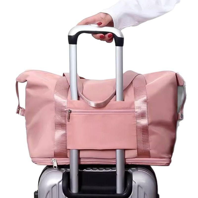 Women's Large Waterproof Travel Bag with Dry/Wet Separation, Expandable Storage, Ideal for Fitness, Swimming, Business Trips