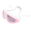 Swim Goggles Wide View Waterproof Anti Fog Swimming Goggles Dazzling Glasses Swim Glasses with Earplugs for Swimming Diving Water Sports