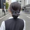 Head Flower Female Vocational Nurse Hairnet Bank Flight Attendant Special Disc Hair Net Pocket Bow Hairpin Tooling Headdress