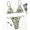 Bikini Zebra Sexy 2026 Costume da Bagno Donna Costumi da Bagno Femminili Set Bikini Mini Perizoma da Donna Costumi da Bagno Estivi per Nuoto Costume da Bagno