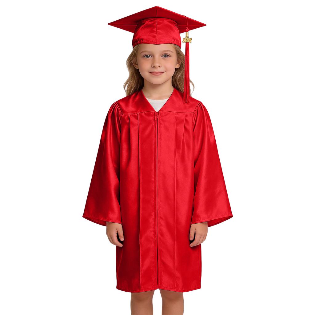 Conjunto de Roupa de Formatura Infantil da Moda, Roupa para Fotografia de Jardim de Infância, Novo Chapéu de Doutor e Toga de Formatura 2026