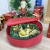 Large Capacity Christmas Wreath Storage Bag Round Festival Garland Container  Christmas Stuff