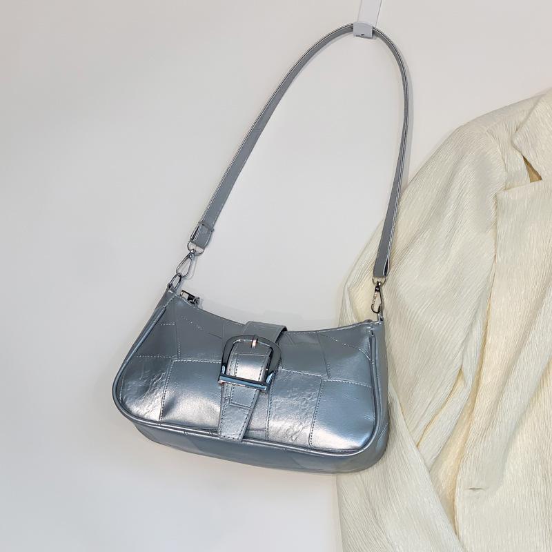 Summer Commuting Texture for Women  Fashionable Simple and Elegant Women's Fashionable One-shoulder Retro Casual and Popular Crossbody Bag