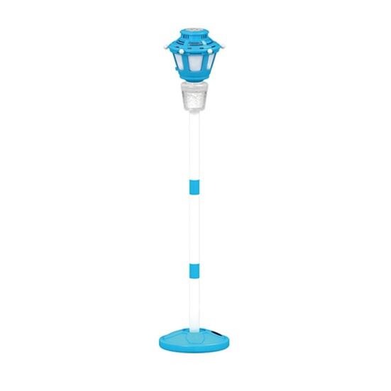 

Street Lamp Bubble Machine with Music & LED Lights, Automatic Bubble Blower for Kids, Adjustable Height 21-47 , Detachable Wand, Rechargeable небо синє кольору