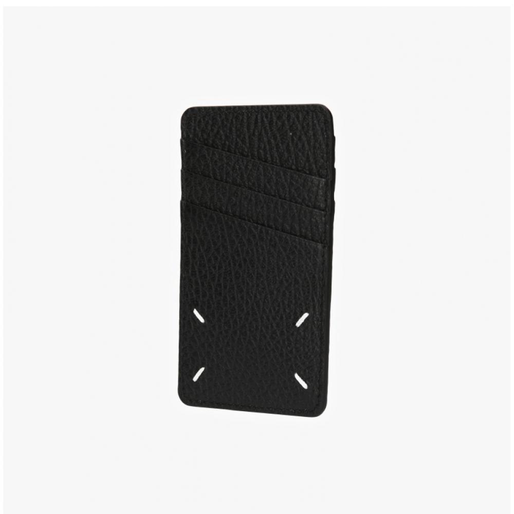 Maison Margiela Sa1vx0017 P4455 T8013 Stitched Grain Card Holder