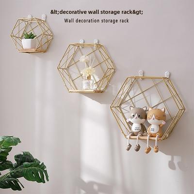 Wohnzimmerwand Kreative Hauswand Wandbehang Raum Schlafzimmerwand Dekoregalsystem