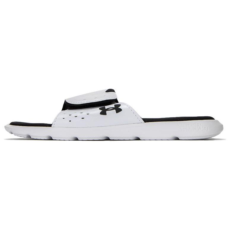 Under Armour Women s Ignite Pro Slides White Black 3026027-101 39