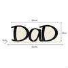 Letters Picture Frame Pictures Holder Tabletop Decor Bracket Photo Clip for Living Room