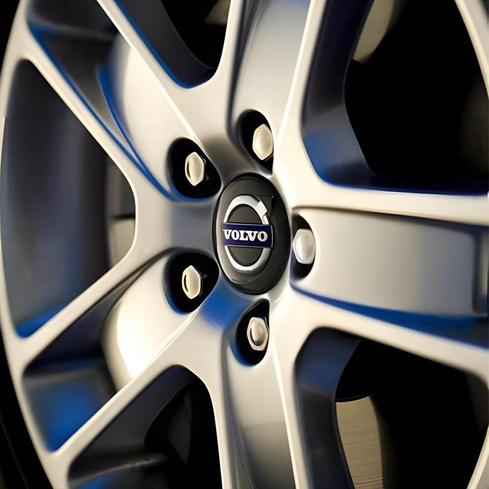 4ks 64MM Středové krytky kol pro auto Krytky nábojů Znak Pro Volvo Rdesign AWD C30 C70 S40 S60 S70 S80 S90 V40 V50 V60 V70 V90 XC40 XC60