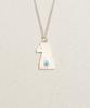 Towtow Archive Flat Horse Turquoise Necklace One Silver