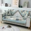 Modern Sofa Covers Living Room Plaid Stripe Sofa Towel Couch Cover Cotton Non-slip Sofa Slipcover Minimalist Corner Seat Cover