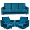 Alicja Lounge Furniture Set Sofa Armchairs Poufs Family Meble