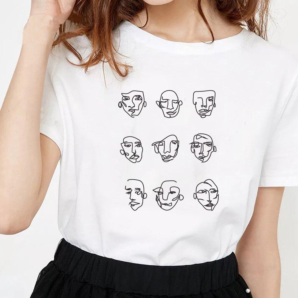 Buy Women White T-Shirt Summer Short 