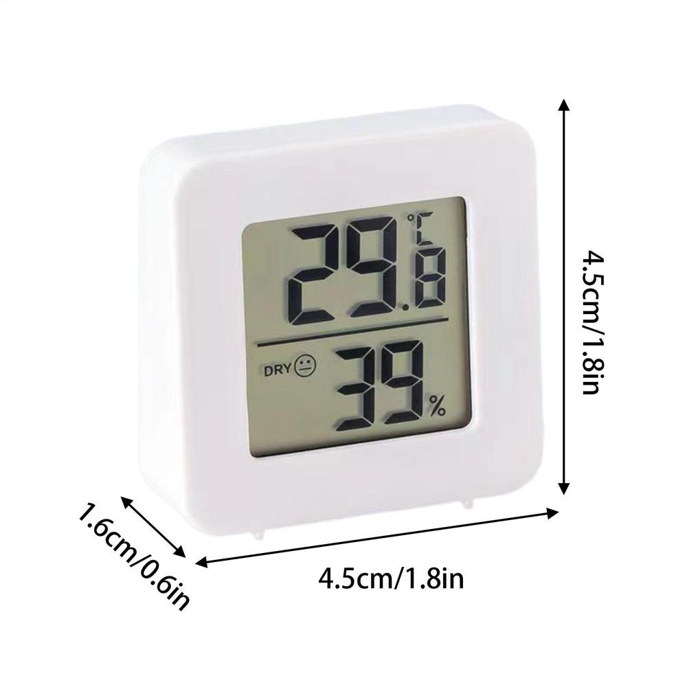 

1pc Digital Thermometer Hygrometer Indoor Mini Temperature LCD Electronic Monitor Hygrometer Outdoor Room Baby белый