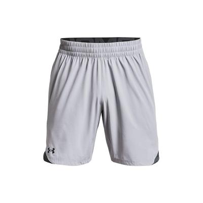 Woven Series Logo Print Solid Color Sports Shorts Men Shorts Gray 1362289-011