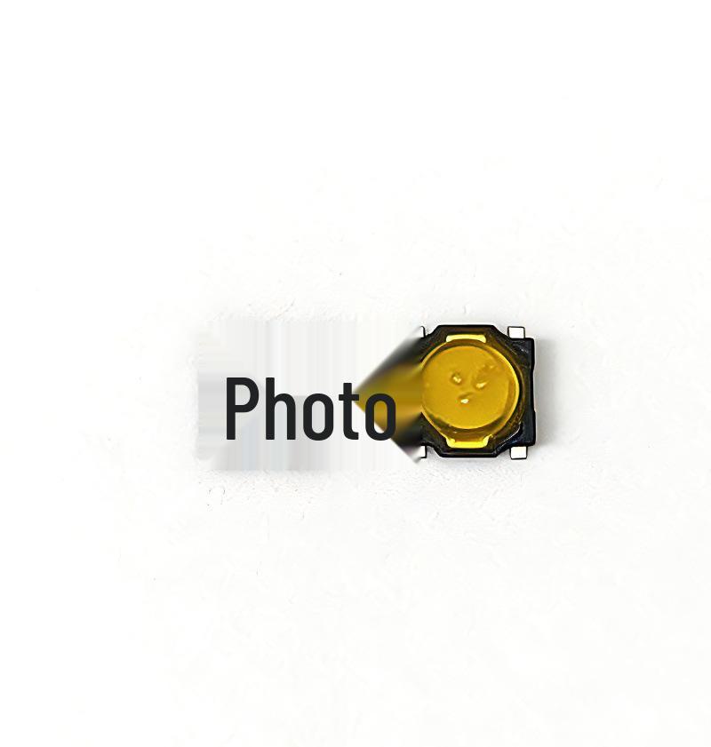 Square Tactile Switch 3.7x3.7mm 4-pin, 0.35mm High: Micro Membrane Button