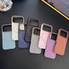 Custodia Magnetica per Telefono Opaca Bicolore con Motivo Litchi per iPhone 17 Air 16 15 14 13 12 11 Pro Max Plus Per Magsafe Cover Morbida in TPU