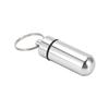 Aluminum Alloy Medicine Bottle Outdoor Portable Waterproof Moistureproof Medicine BottleSilver