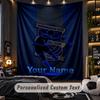 TapestryBIRMINGHAM CITY Football Custom Name Text Personalized Wall Hanging Tapestry Home Wall Decor