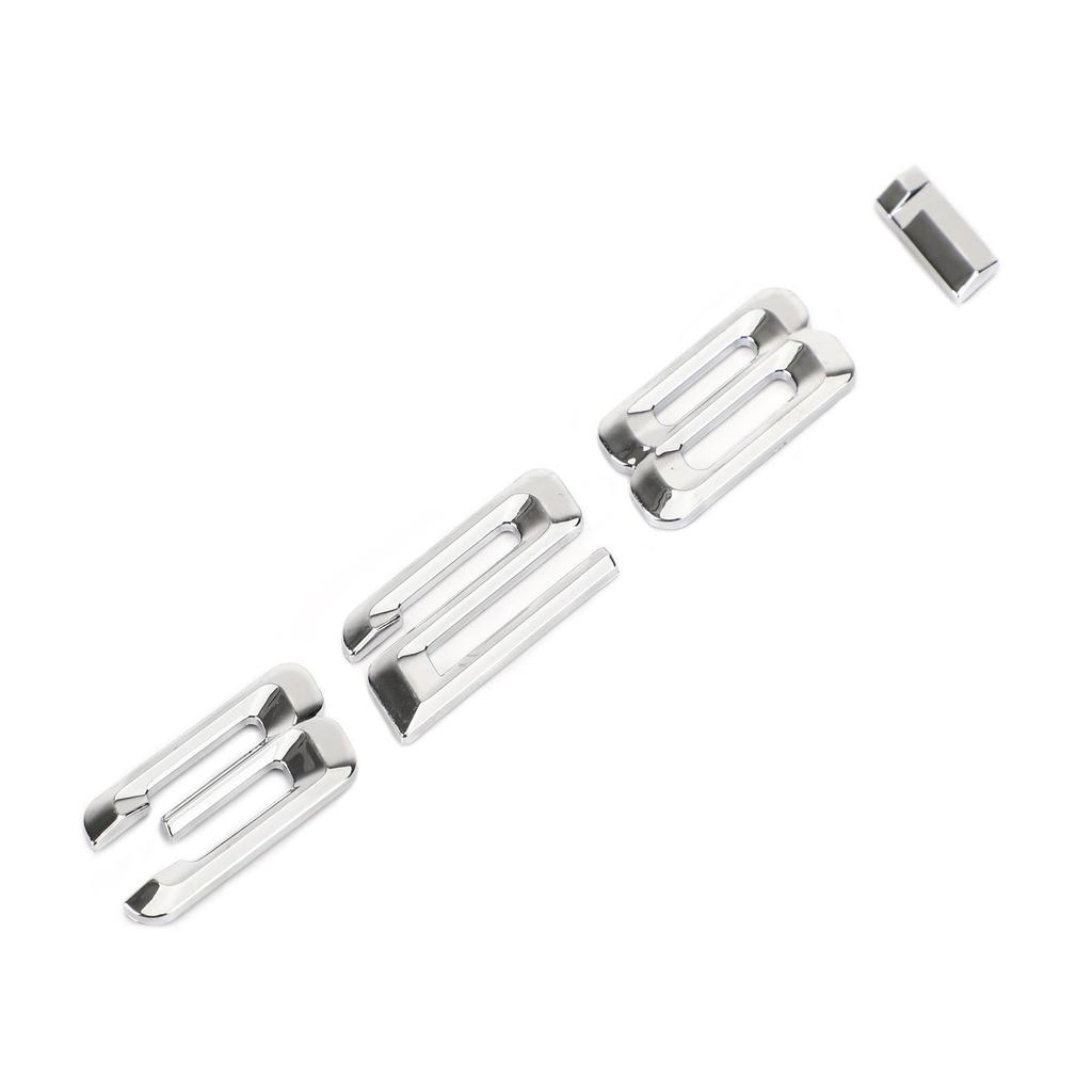 Heckklappe Namensschild Plakette Emblem Zahlen Buchstaben Aufkleber 328 i Passform 328i 335i 528i Chrom