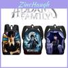 2023 New Wednesday Addams Backpack For Elementary School Students Double Layer Design For Boys And Girls