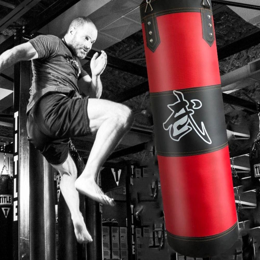 Oxford Cloth Boxing Sandbag PU Leather Training Bag Durable Punching Bag  Adult Kids