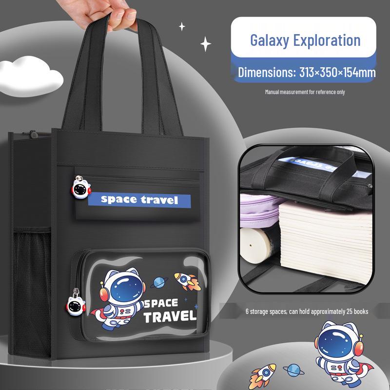 

Водонепроницаемая холщовая сумка для дома большой вместимости на молнии для учеников начальной школы