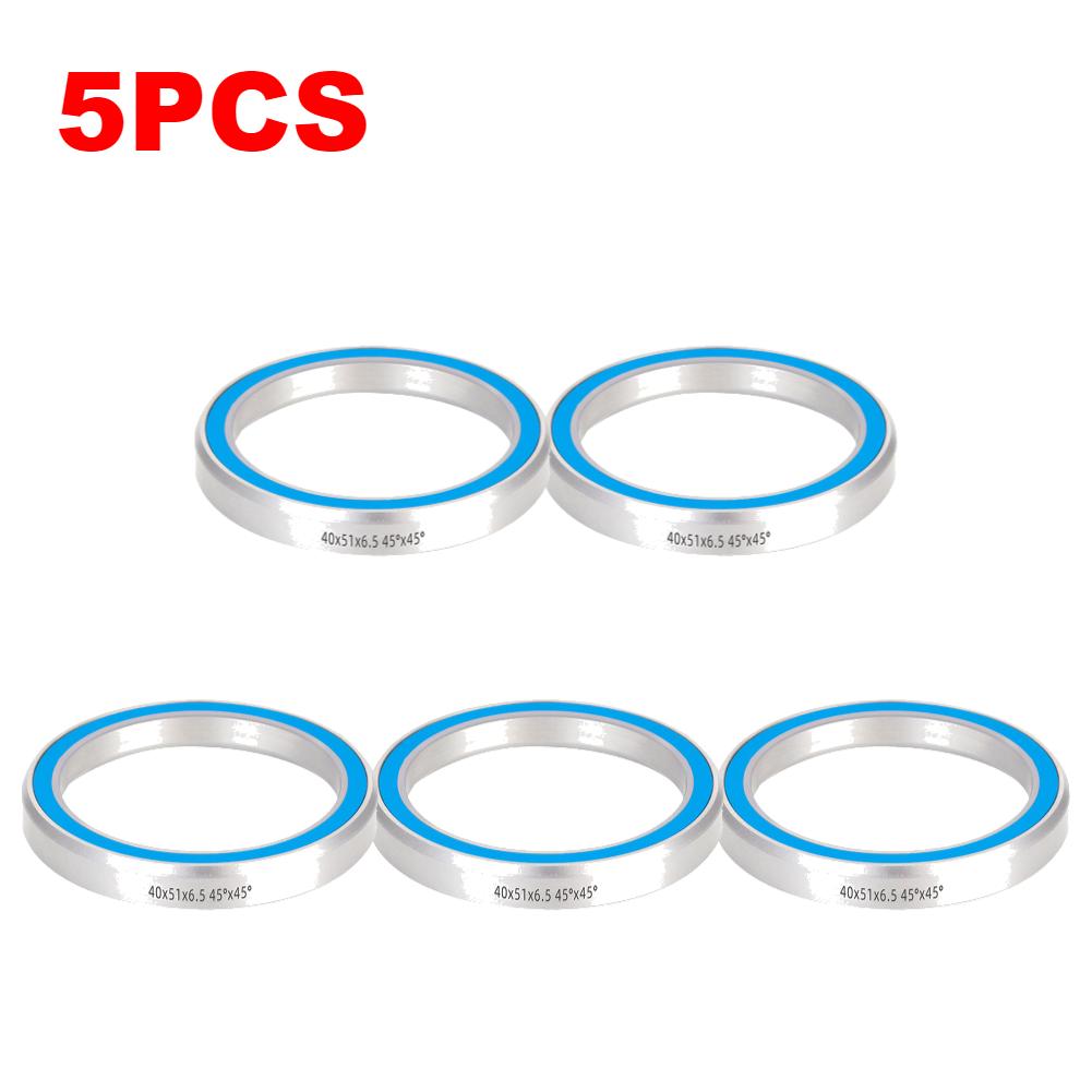 1/3/5PCS Bike Headset Steel Bearing Wear Resistance Steering Bearings 41/41.8/51/52MM Waterproof Repair Steel Parts Accessories