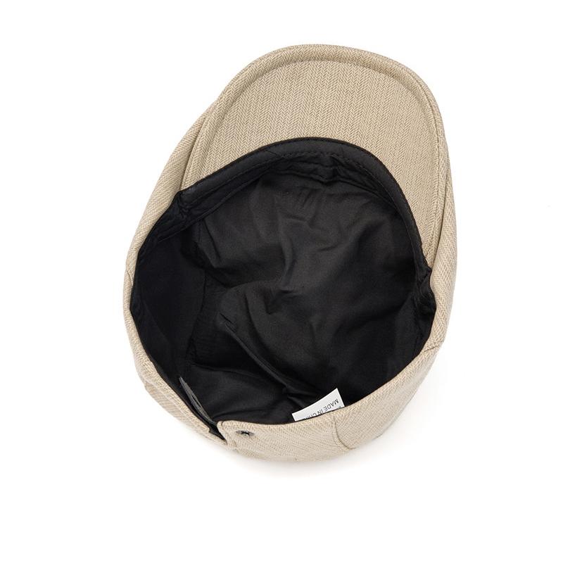 Beret Men Autumn Winter Warm Octagonal Cap British Forward Cap Newsboy Cap