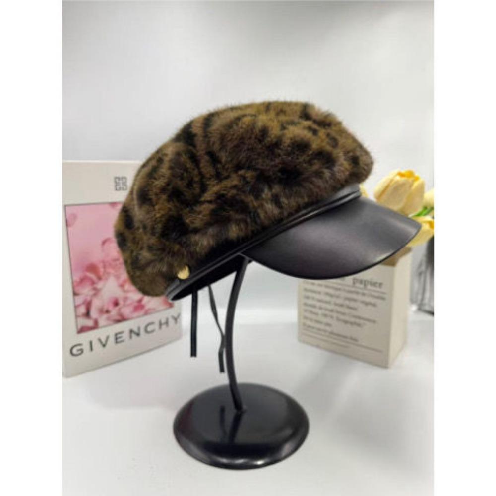 Dopamine Fashion Versatile Imitation Mink Winter Hat Internet Celebrity Ins Warm Autumn and Winter Big Head Beret