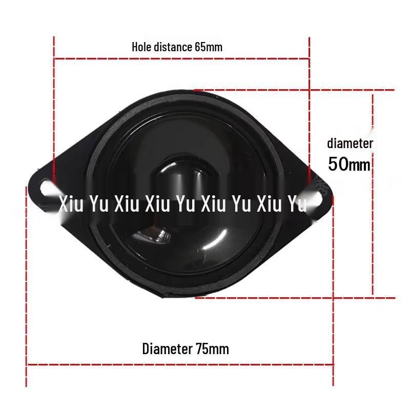 2-inch 45-magnet 4-ohm 5W Bright Cone Tweeter, 5cm Diameter, Oval Subwoofer Speaker 1 speaker
