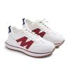 Herbst- und Winterschuhe für Damen, Damen-Sneaker, Weiße Sneaker, Low-Top mit runder Zehenpartie, Schnürschuhe, Freizeitschuhe