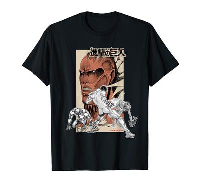 [Comemoração da Conclusão] Camiseta Titã Colossal Attack on Titan