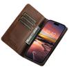SUTENI For iPhone 17 Case PU Leather Wallet Stand Magnetic Closing Phone Cover
