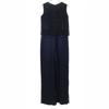 GRACE CLASS Made In Japan No Sleeve All In One 36 Navy Jumpsuit Women Used