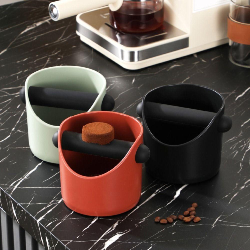Splash-proof Espresso Knock Box 500ml Espresso Dump Bin Knocking Slag Container  Coffee Utensils
