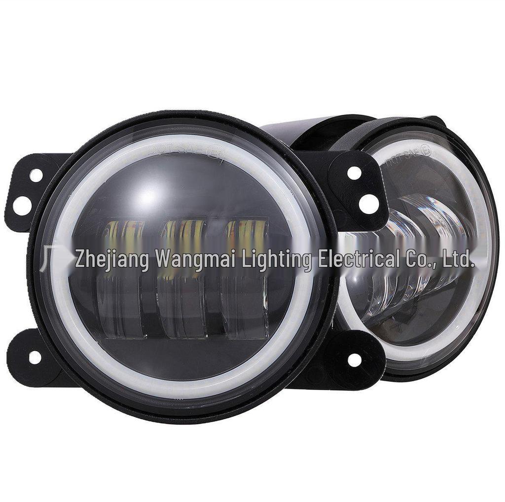 Universal 4-inch Angel Eye Fog Lights for Wrangler & PT Cruiser