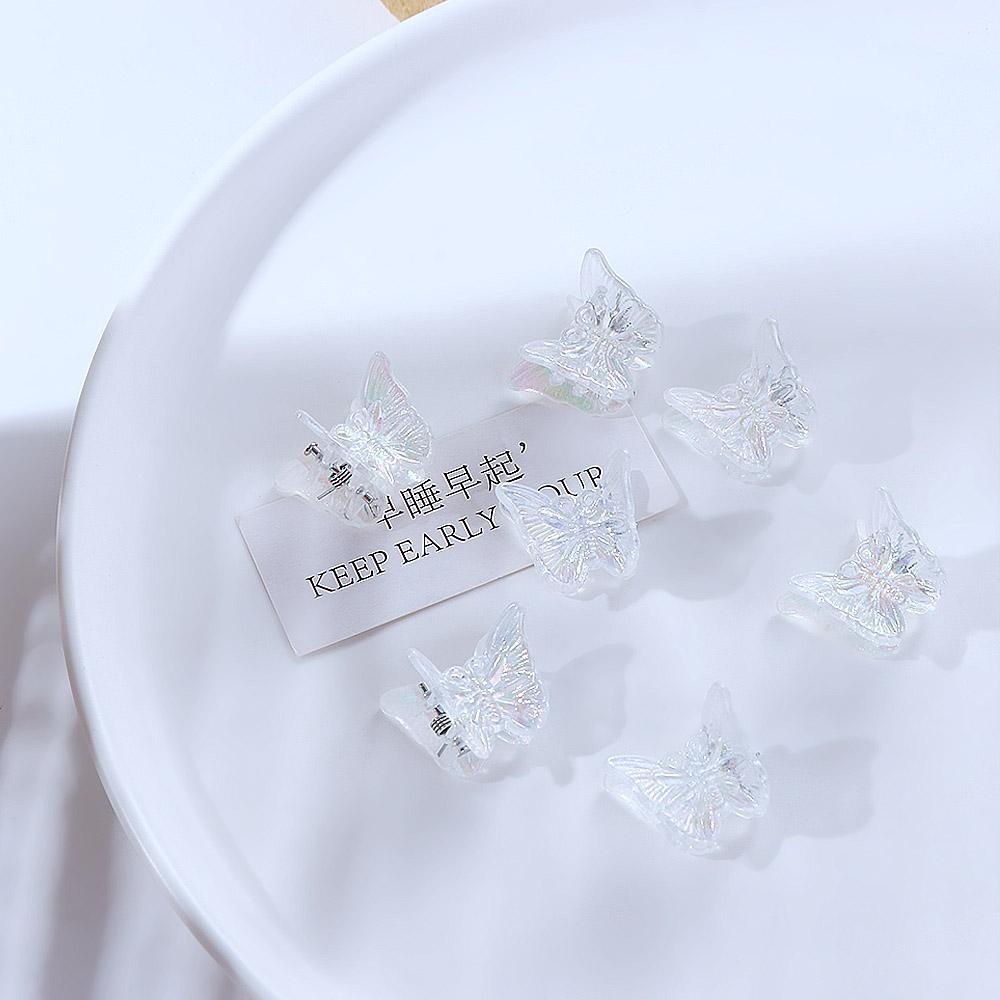 Schmetterling Kleine Seitenklemme Koreanischer Stil Haarspange Frauen Haarschmuck Transparent Haarspange